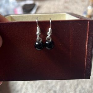 NWOT (5 for 15$) Paparazzi black ball earrings